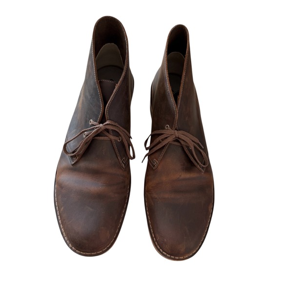 Clarks Originals Desert Boot Mens 15 Beeswax Brown Leather Chukka Boots Ankle main image 11